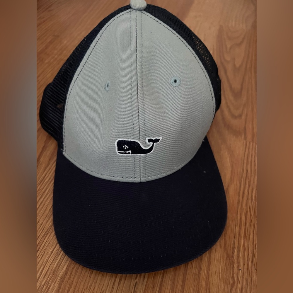 Vineyard Vines Adjustable Hat Navy Blue/Grey Unisex